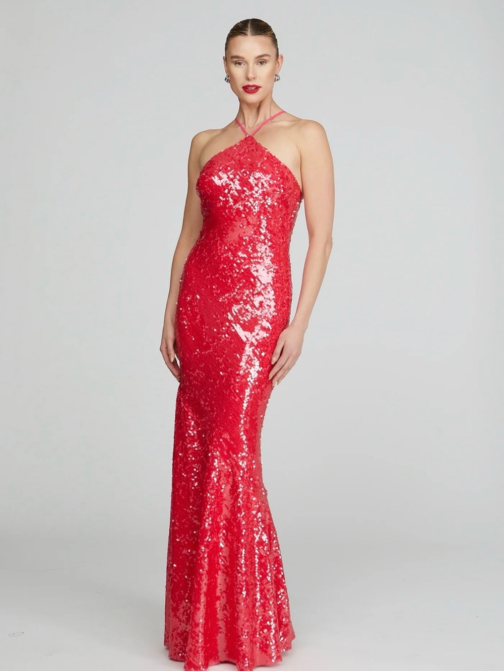 Halston - Regine Sequins Gown